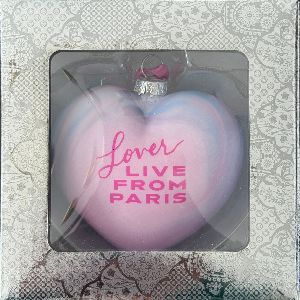 Taylor Swift NIB | Lover Live From Paris Christmas Holiday Tree Heart Ornament